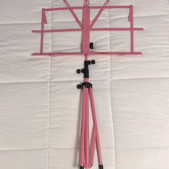 Pink, Fully Adjustable Sheet Music Stand - Picture 1 of 4